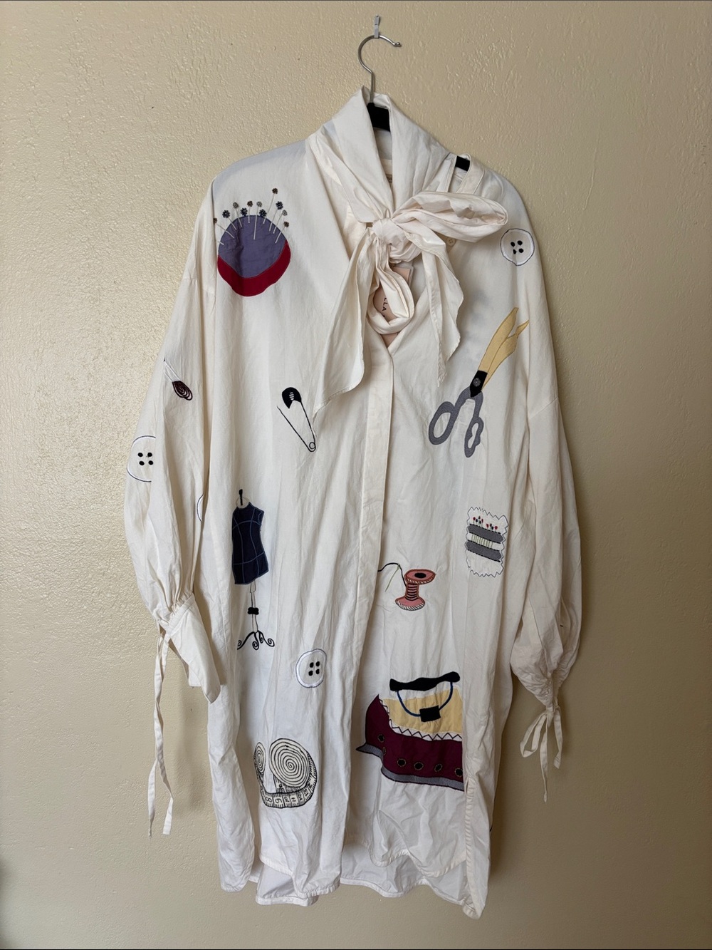 Stella Nova Embroidered Shirt Dress NWT